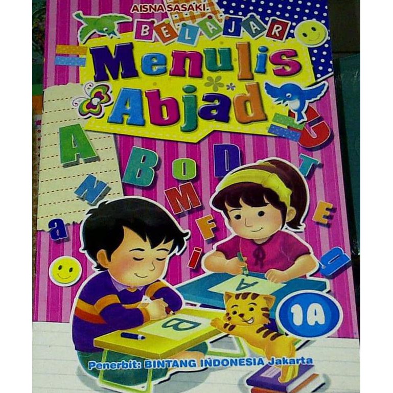 Buku Anak Paud Dan Tk, Belajar Menulis Abjad, Huruf