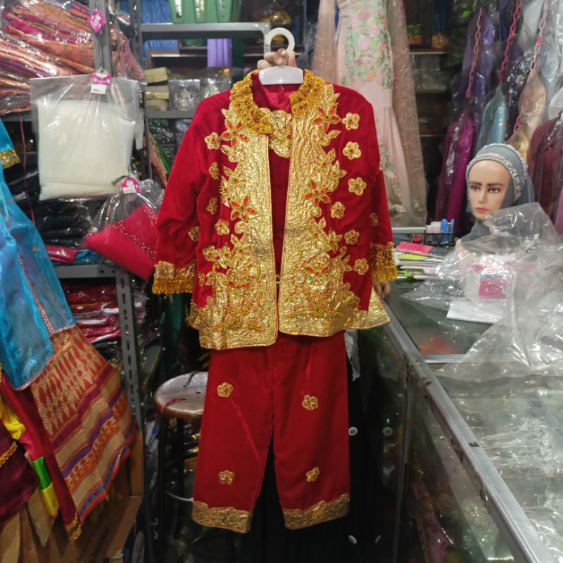 Baju Adat Sumatera Barat / Baju Adat Minang Anak / Baju Adat Padang Anak / Kostum Adat / Pakaian Ada
