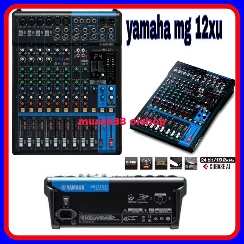 Mixer Yamaha MG 12 XU / Yamaha Mixer MG 12XU