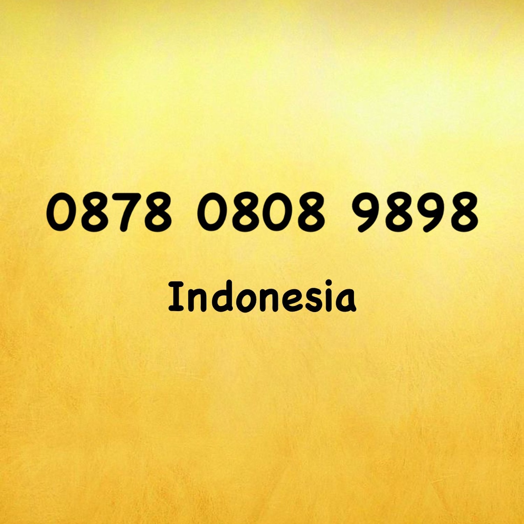 Nomor Cantik XL Bebas ABAB CDCD - 08 - 98 - 78 - 0878 0808 9898