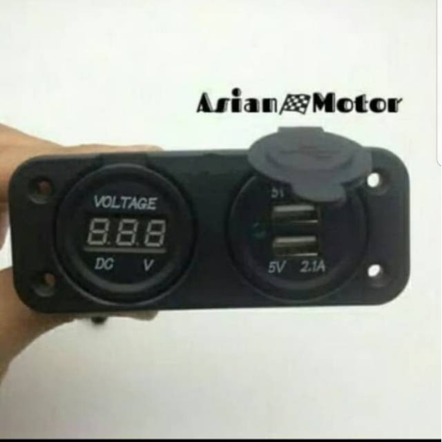 Voltmeter charger nmax 2 usb