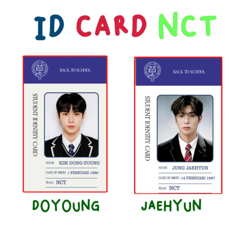 ID CARD NCT SPESIAL EDITION| DOYOUNG | JAEHYUN