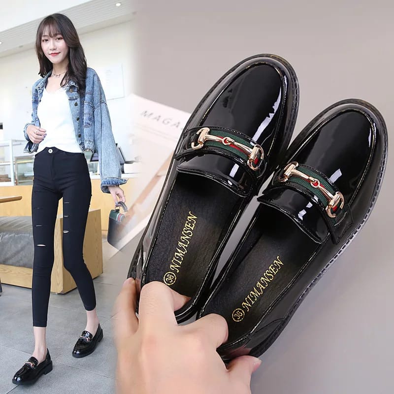 SEPATU NANDA / SEPATU WANITA FLAT TERBARU ND 016