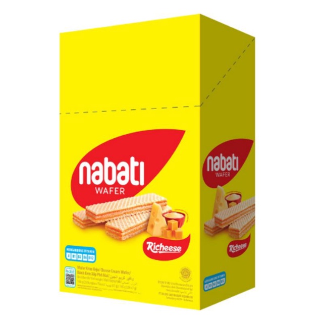 BOX - Nabati Wafer Richeese 20x7g Keju