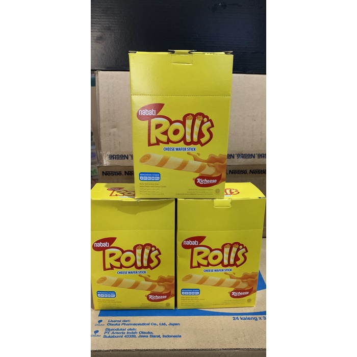 

4eh Nabati Rolls 8 Gram X 20 Sachet. 60Jhh