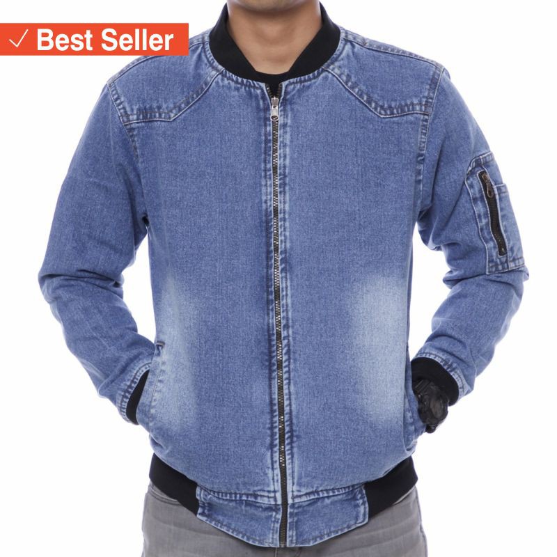 BOMBER PRIA WANITA STYLE MODERN HITS / THE BERRY ORIGINAL Jaket Jeans Pria - Jaket Bomber Jeans -