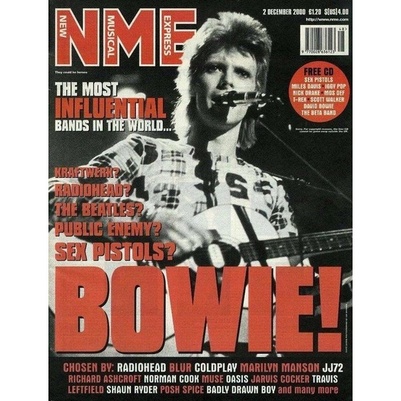 POSTER DINDING DAVID BOWIE (BISA CUSTOM)
