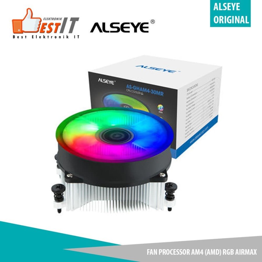 fan processor amd alseye rgb airmax with heat sink