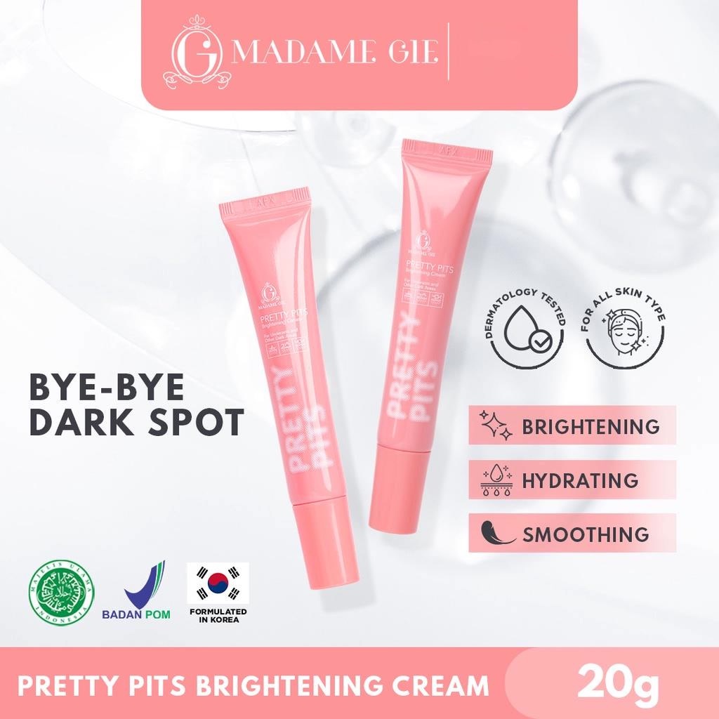 ★ BB ★  Madame Gie Pretty Pits Brightening Cream - Krim Pencerah Lipatan Kulit Tubuh