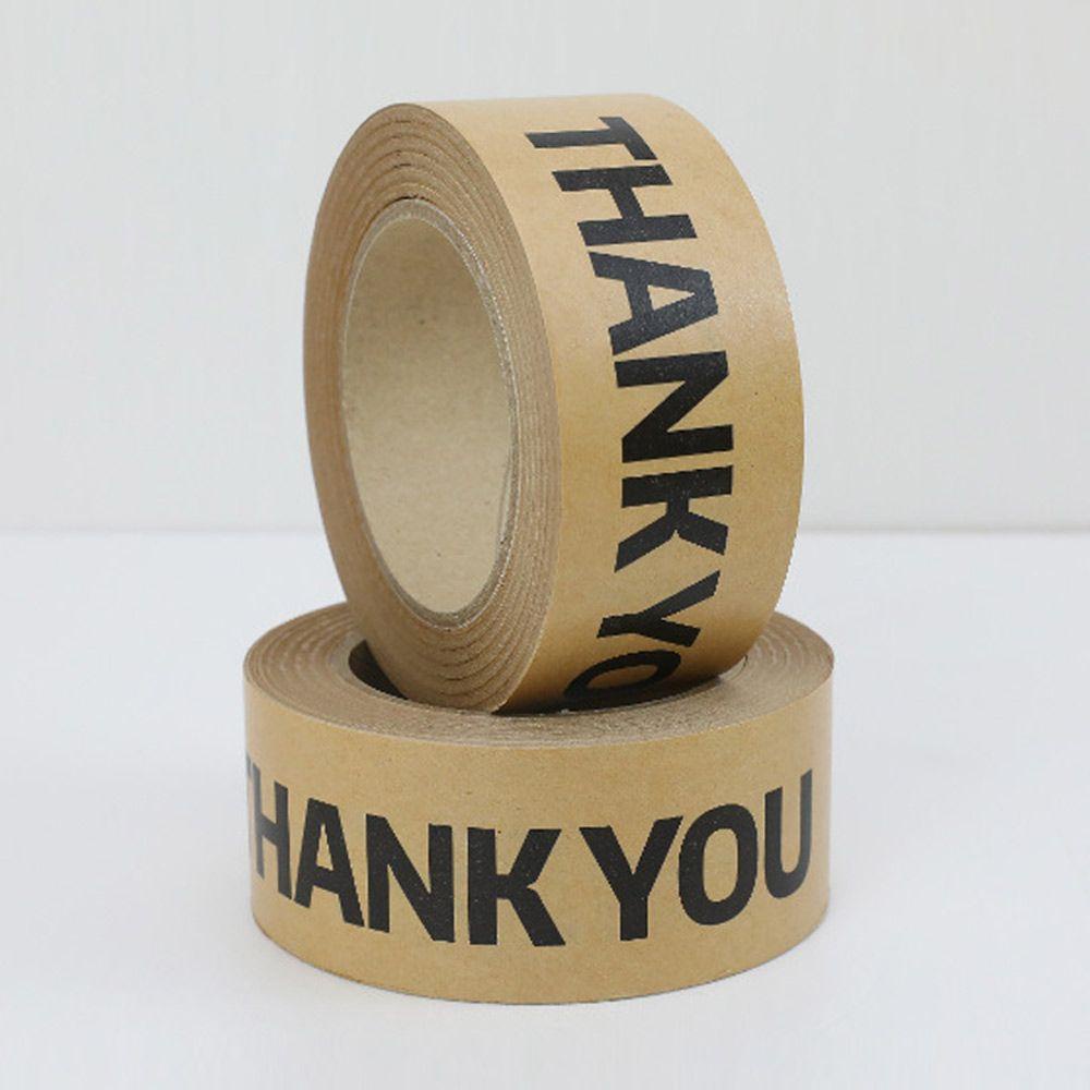 Suyo Kraft Paper Tape Daya Lengket Kuat Takeaway Penyegel Toko Bunga