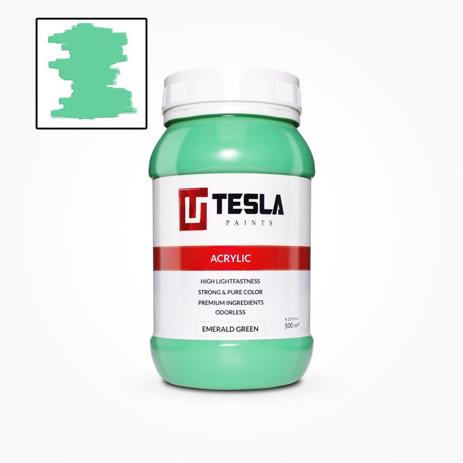 

Tesla Acrylic 500 ml Emerald Green