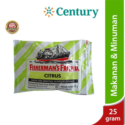 

Fishermans Friend Suger Free Citrus