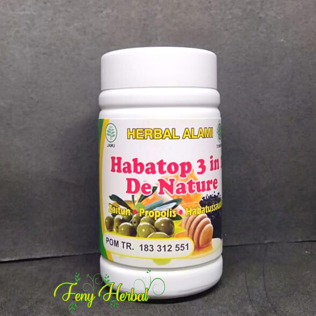 HABATOP DE NATURE 3 in 1 | Habbatussauda, Propolis dan Zaitun, Meningkatkan Daya Tahan Tubuh dan mem