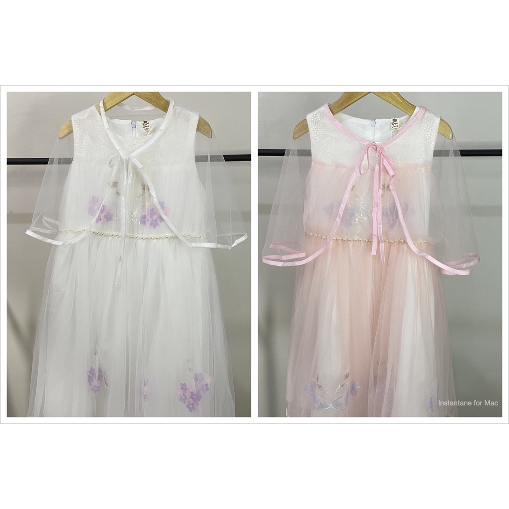 DRESS SWAN anak perempuan IMPORT | DUO KRUCILS