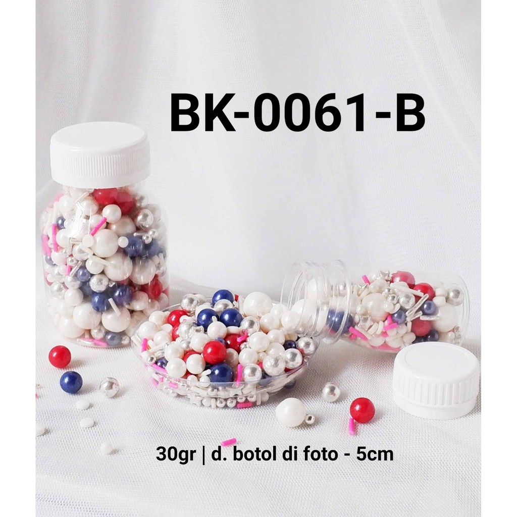 

BK-0061-B Sprinkles sprinkle sprinkel 30 gram mutiara meses yamama baking grosir murah sprinkles cake dekorasi mutiara trimit decoration story sprinklestory sprinklesstory sprinkle story yamama baking