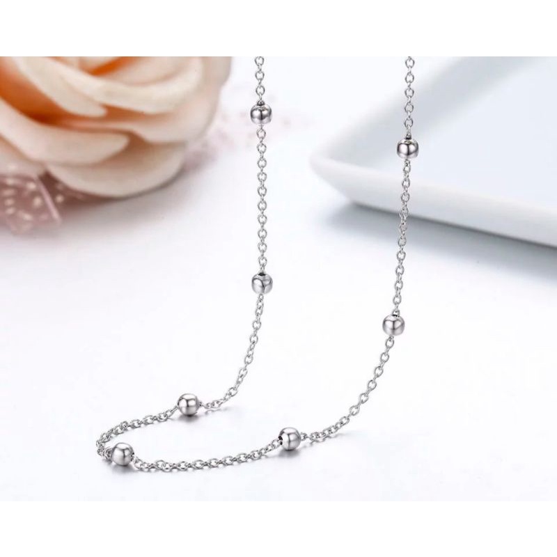 KALUNG TITANIUM WANITA ANTI KARAT TIDAK LUNTUR