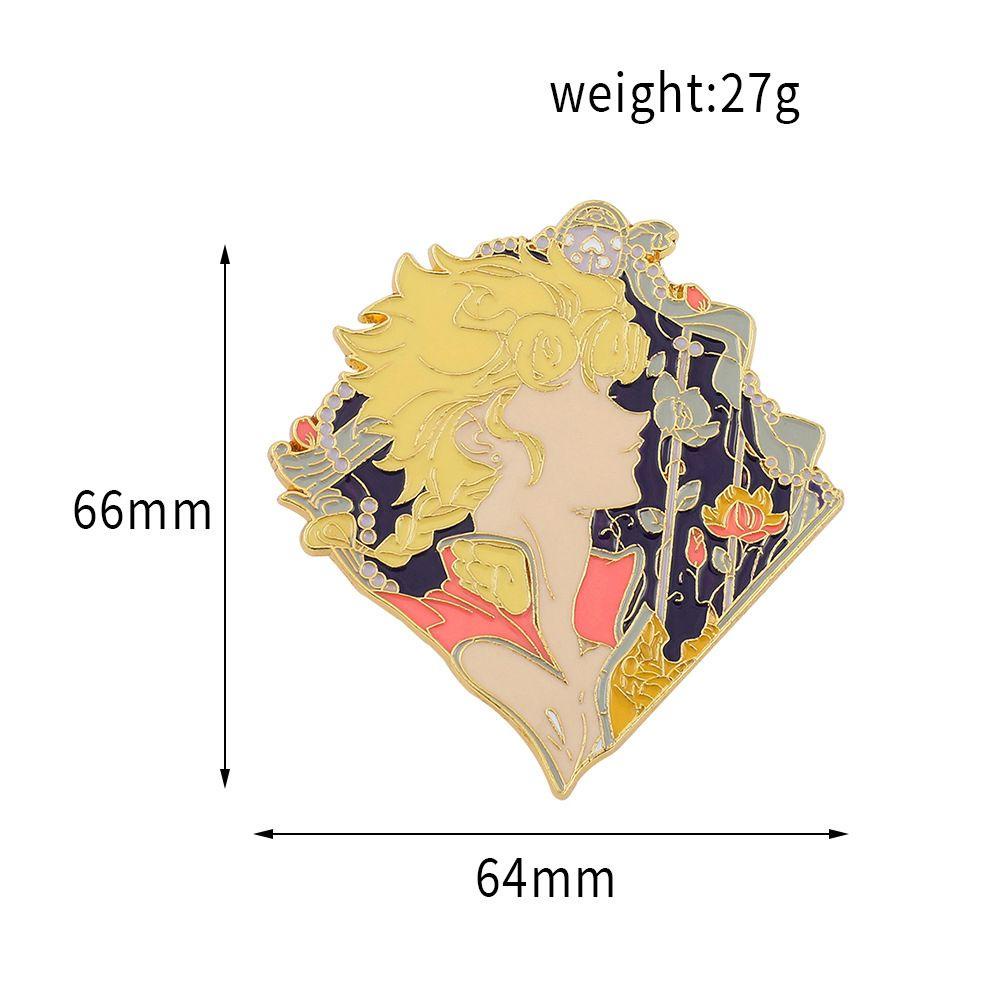 Mxbeauty JoJo Bizarre Adventure Aksesoris Ransel Logam Bros Pakaian Dekorasi Kartun Lencana Pin Enamel Bros