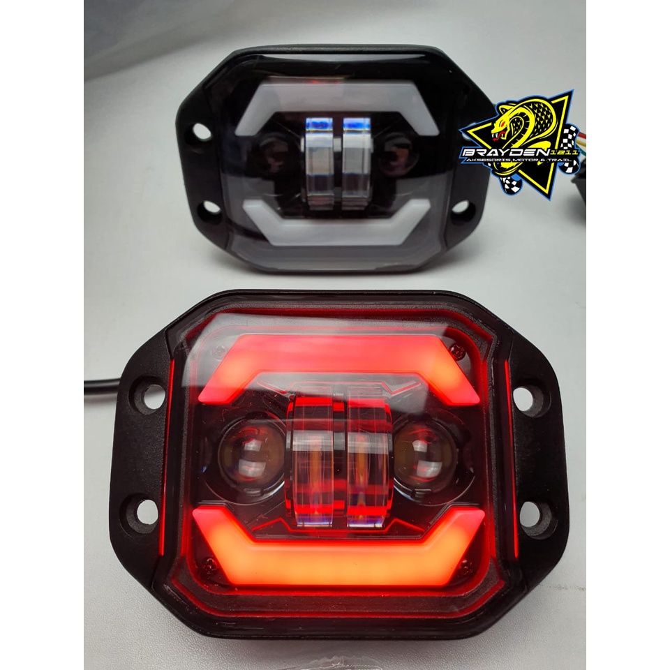 Lampu Depan Daymaker Reflektor KLX KTM CRF dtracker wr155 gtx trail