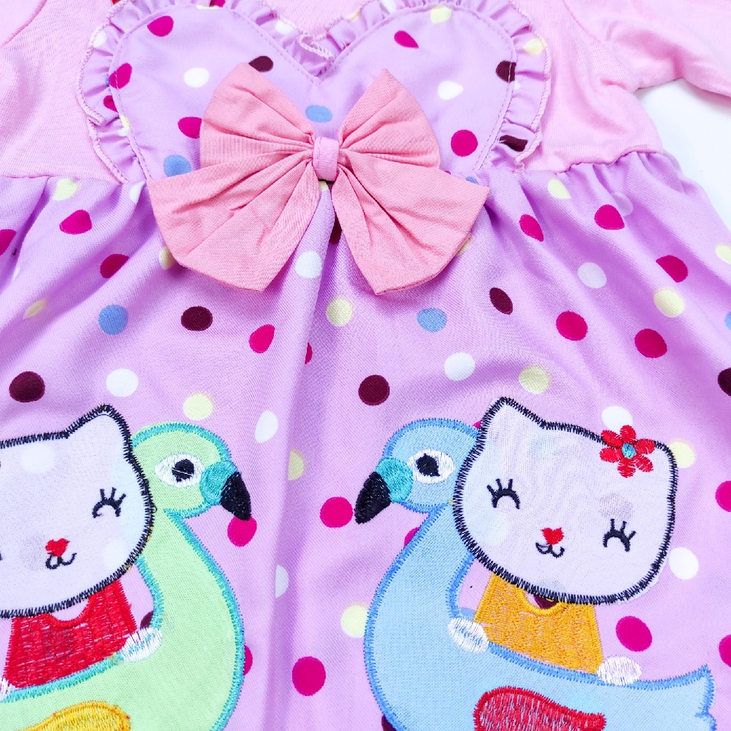 MAFAZABABY Baju Muslim Anak / Bayi Dress Muslim Anak Baju Muslim Bayi Gamis Anak Murah Gamis Anak 6-18 Bulan Murah Bahan Katun Berkualitas SNI-2