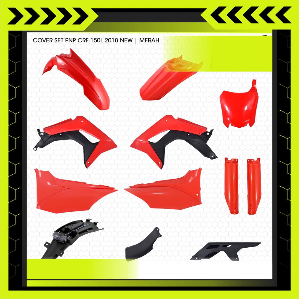 Cover Set CRF 150L 2018 PNP CRF 150L Injeksi Cover Body CRF 150L Variasi Motor CRF Aksesoris CRF