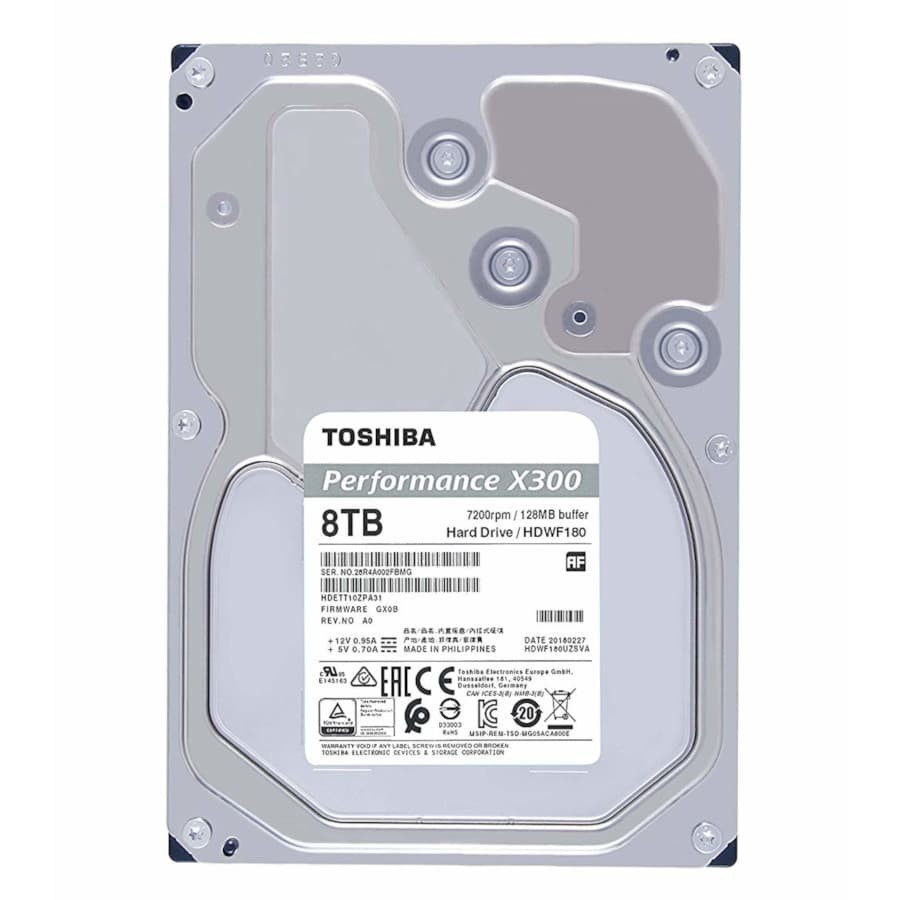 Toshiba X300 Series 8TB 3.5&quot; SATA 3 7200 RPM HDD