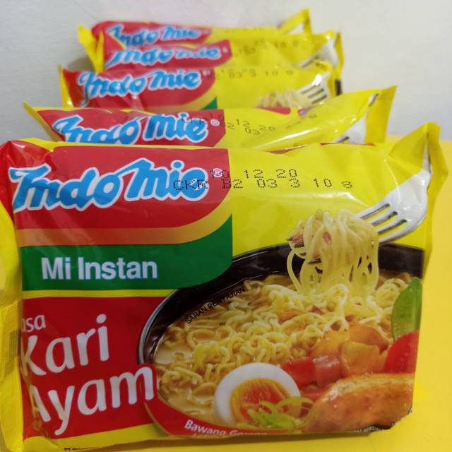 

Indomie kari ayam per bungkus