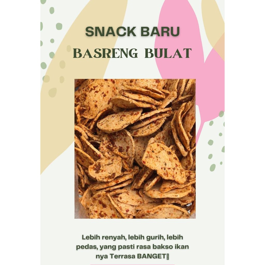 

Basreng Bulat Pedas 100gr