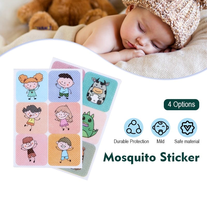 Alibaba1688 Sticker Anti Nyamuk Mosquito Repellent Patch Baby Anak Isi 16 Pcs