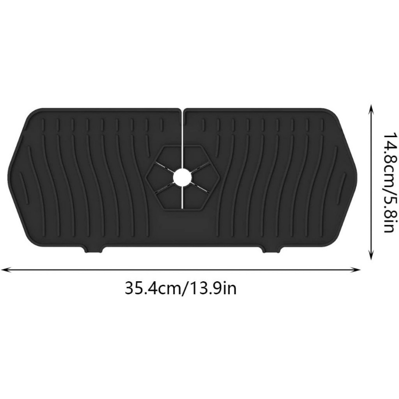 【COD】Faucet Absorbent Mat / Sink Splash Drain Pad / Sink Splash Guard/ Splash Catcher Faucet Mat