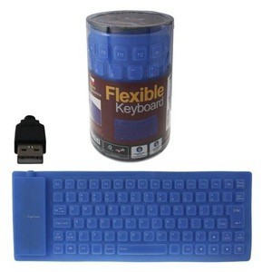 KEYBOARD MINI FLEXIBLE KARET ELASTIS USB ANTI AIR