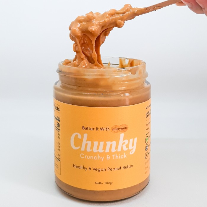 

SELAI- NATURAL CHUNKY PEANUT BUTTER 280GR NUTTYNUTS - SEDIKIT GARAM -SELAI.