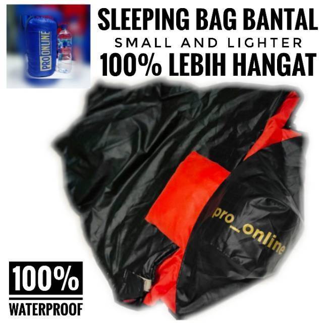 Sleeping Bag Bantal Waterproof Dan Matras - Paket Selimut Kemping Dan Matras Camping Outdoor