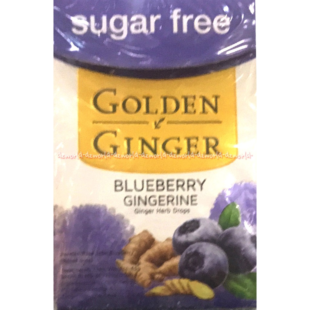 Golden Ginger Candy 45gr Raspberry Orange Anisemint Gingerine Blueberry Gingerine Permen Jahe Ras Berry Jahe Blue Beri