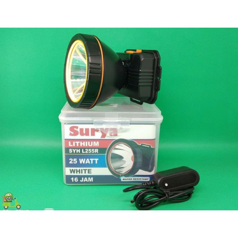 Senter Kepala Led Surya SYH L255R 25W / Senter Kepala Selam Headlamp Diving