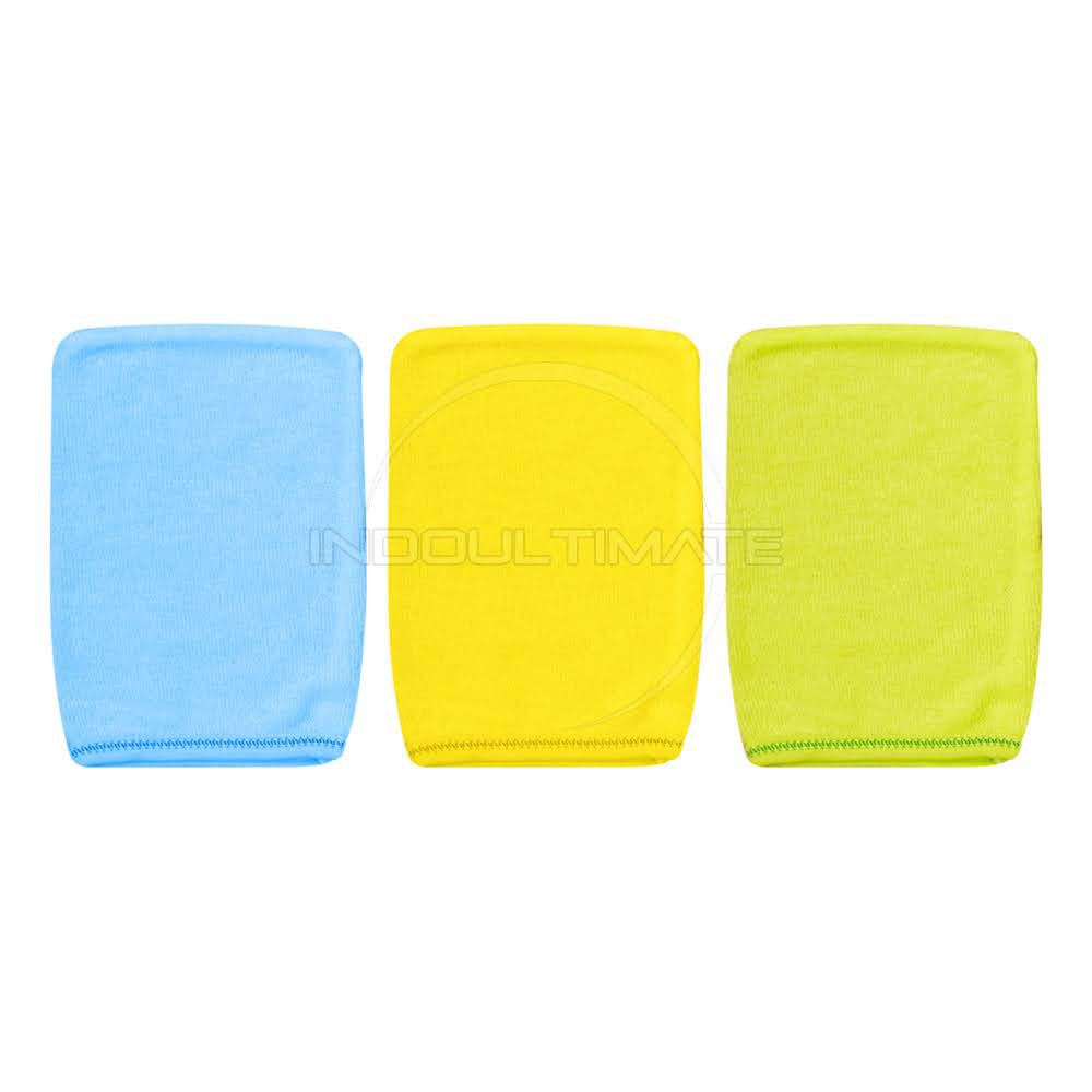 3 Pcs Waslap Bayi Single Layer Kotak WL-04-3 Lap Mandi Bayi Wash Lap Kotak Bayi Wash Lap Mandi Bayi