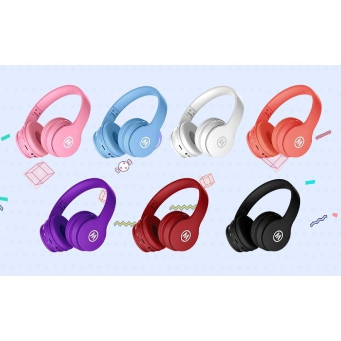 Macaroon M-101 Headphone Bluetooth Earphone Wireless MOKATA M-101