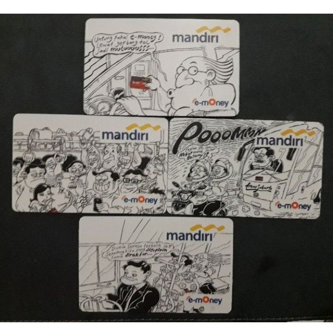 Mandiri eMoney Mice Cartoon ORI /Like eTOLL Tapcash Flazz or Brizzi