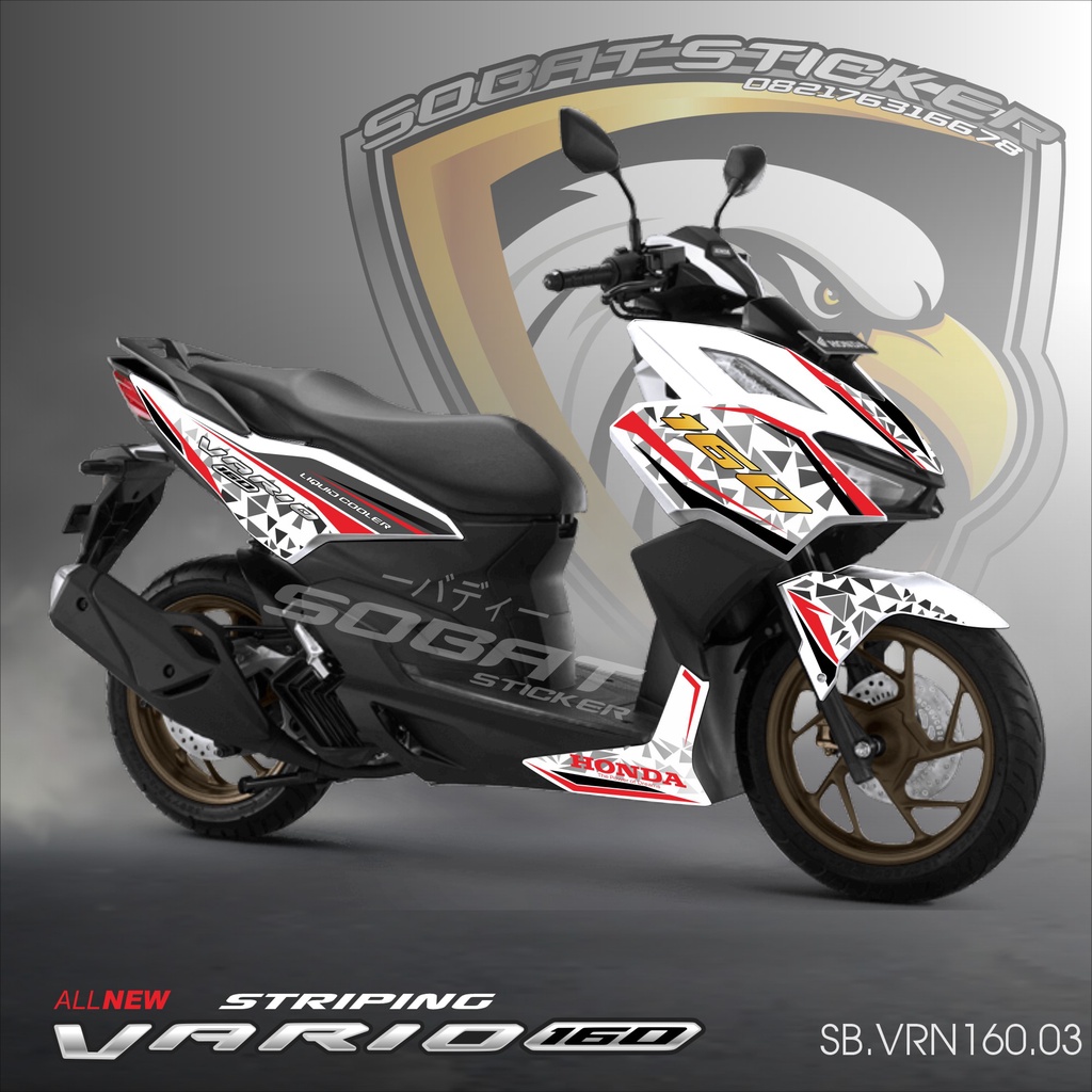 Striping Vario 160 2022 - Sticker Striping All New Vario 160 2022 Livery RACING