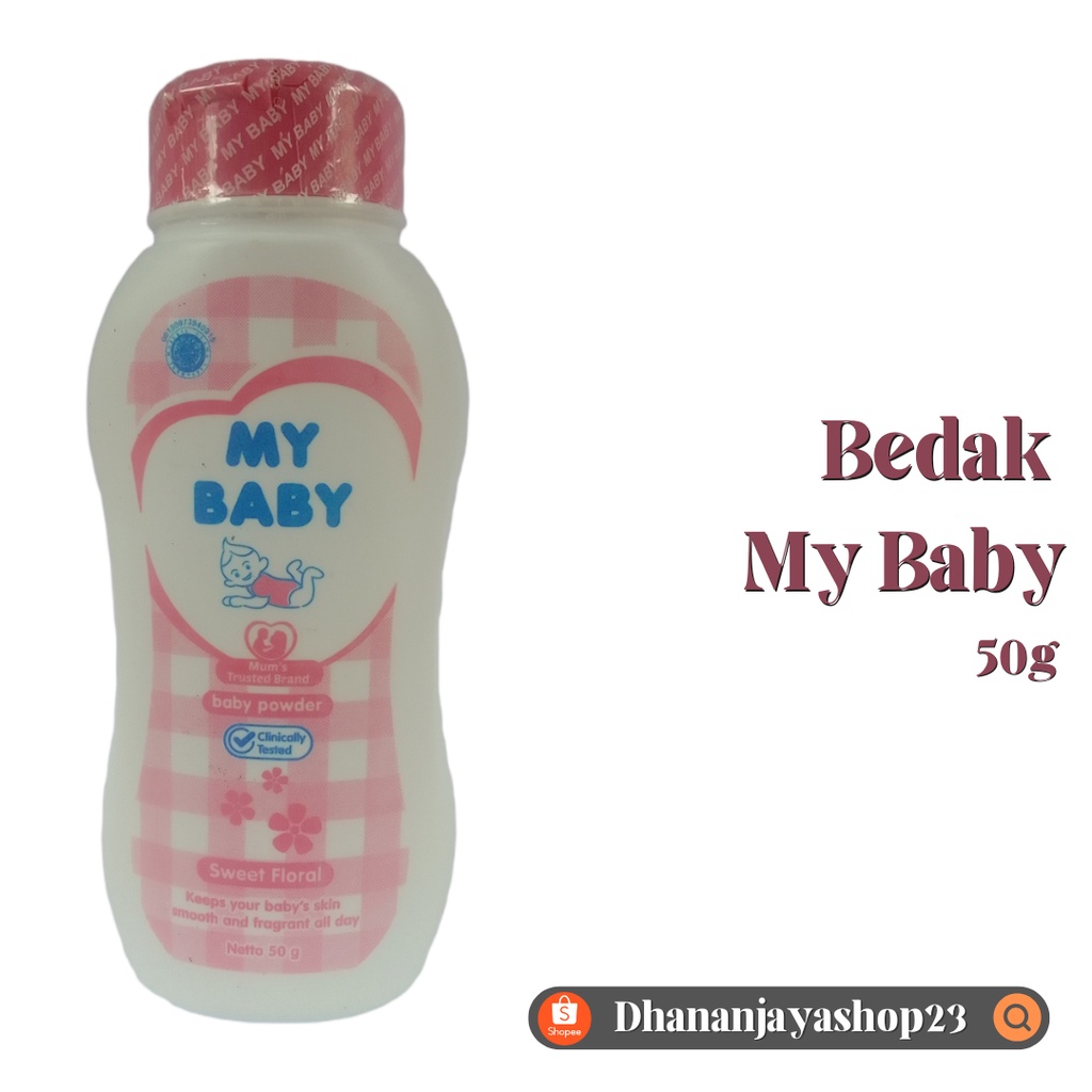 My Baby Powder Bedak Bayi Kemasan 50 Gram (KECIL)