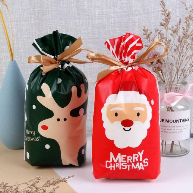 ( 5 pcs  ) Goodie bag christmas  kemasan hadiah Natal / kemasan souvernir