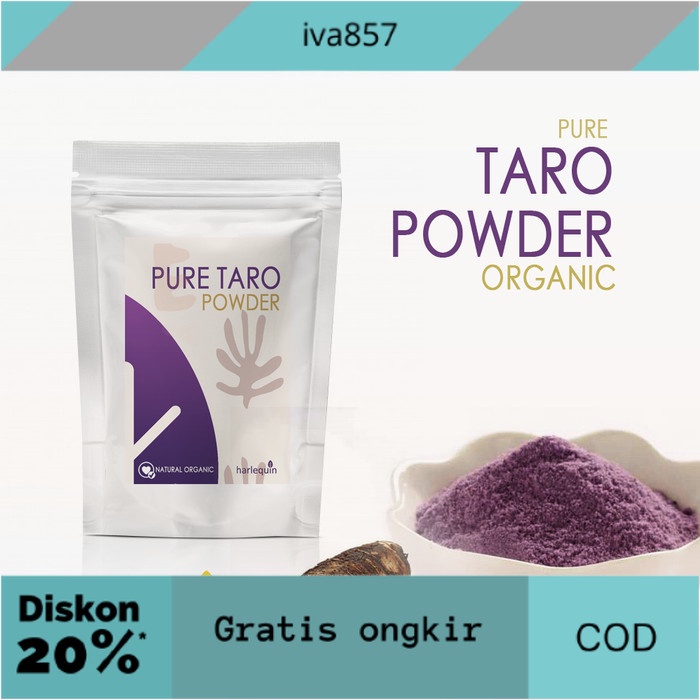 

PROMO Pure Taro Powder 100 Gram Bubuk Taro Murni GRATIS ONGKIR