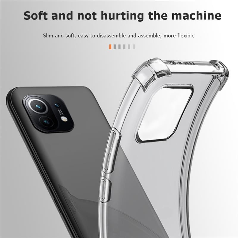 Soft Case Silikon Xiaomi Mi 11 Xiaomi 11 Lite Xiaomi 11 ultra Bening Transparant Airbag Anti Crack Tebal