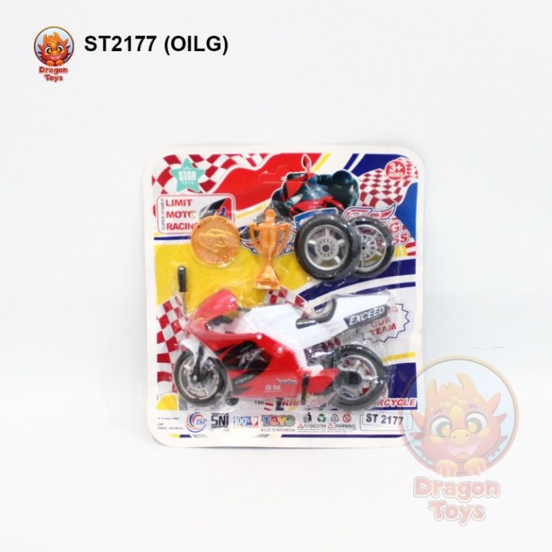 MAINAN ANAK MOTOR GP + PIALA - MAINAN MOTOR  - MAINAN ANAK MATARAM