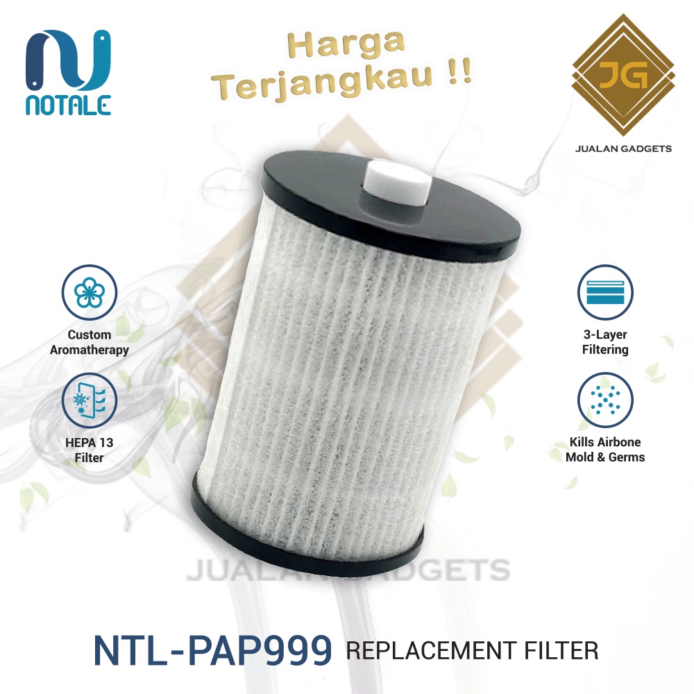 Notale Replacement HEPA H13 Filter NTL PAP999 Car Air Purifier