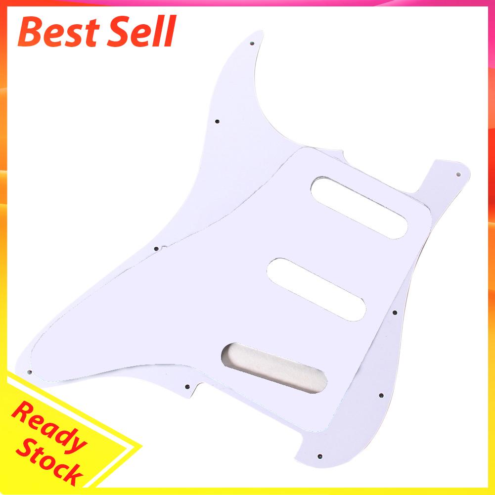 3ply Sss 11 Lubang Strat Pickguard Untuk Gitar Elektrik Fd (All)