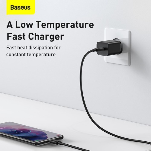 BASEUS Wall Charger Super Si Quick Charger 1 port 25 Watt - CCSP02