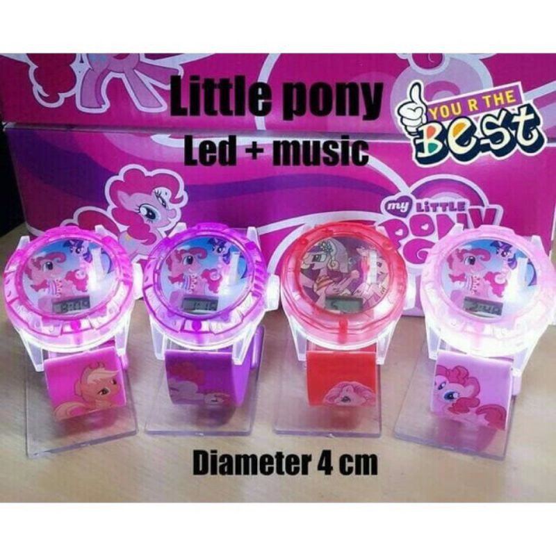 JAM TANGAN MUSIK LittIe poni JAM PEREMPUAN