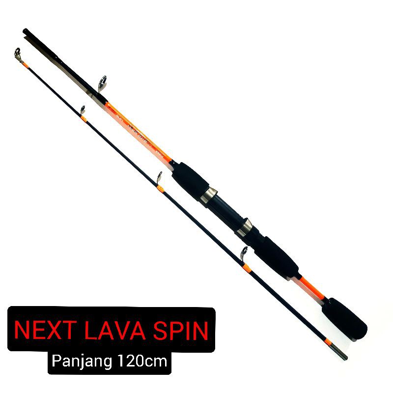 TERBAIK JORAN PANCING NEXT LAVA SPIN 120CM ORANGE BERKUALITAS
