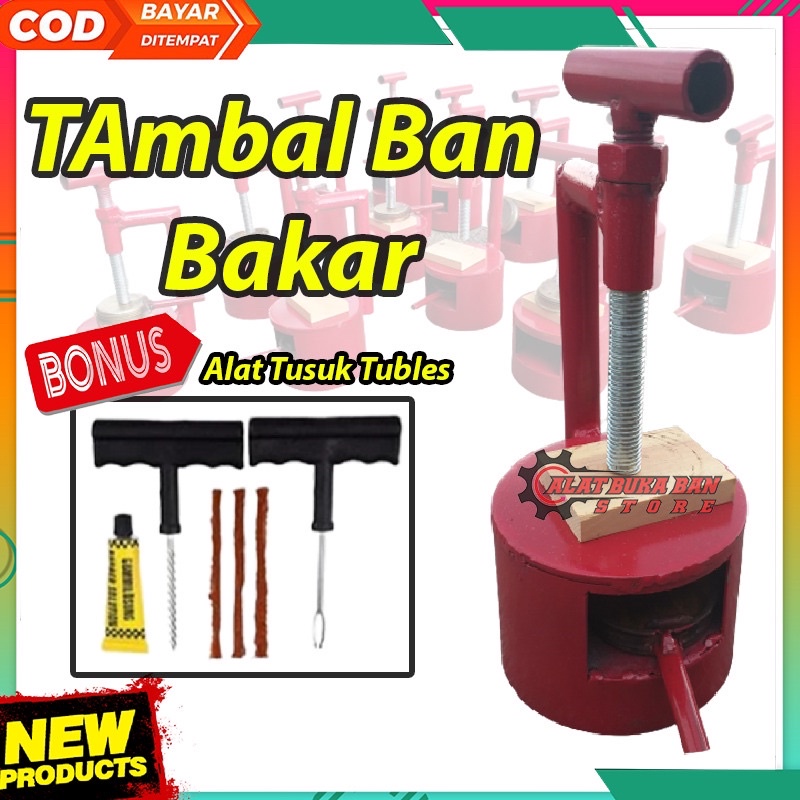 Tambal ban bakar murah bonus alat tambal ban