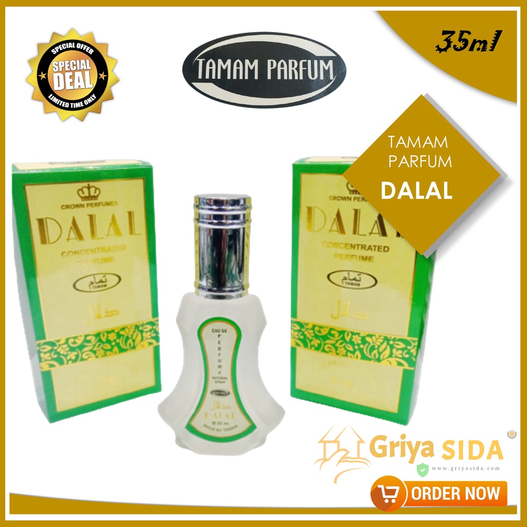 Parfum Dalal Spray 35ml TAMAM original minyak wangi silver mirip al rehab spray PROMO!!